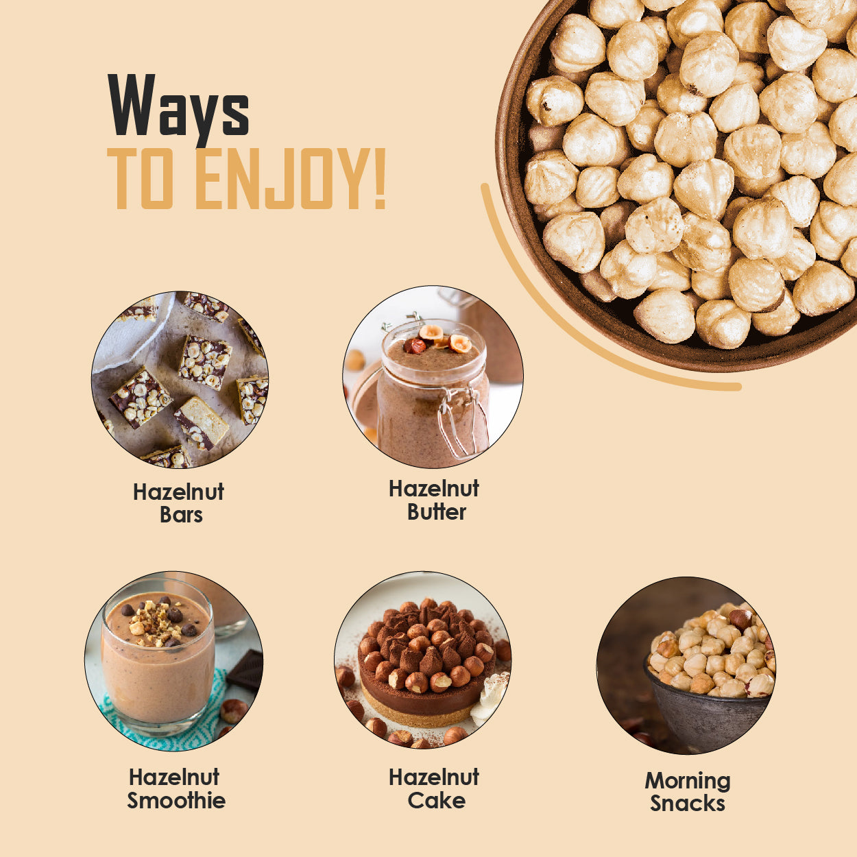 Hazelnuts (Filberts) - Premium Hazelnut Dry Fruit | Buy Hazelnuts