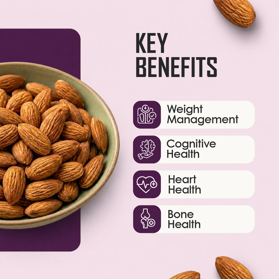 Roasted Almonds - Buy Premium Roasted Badam