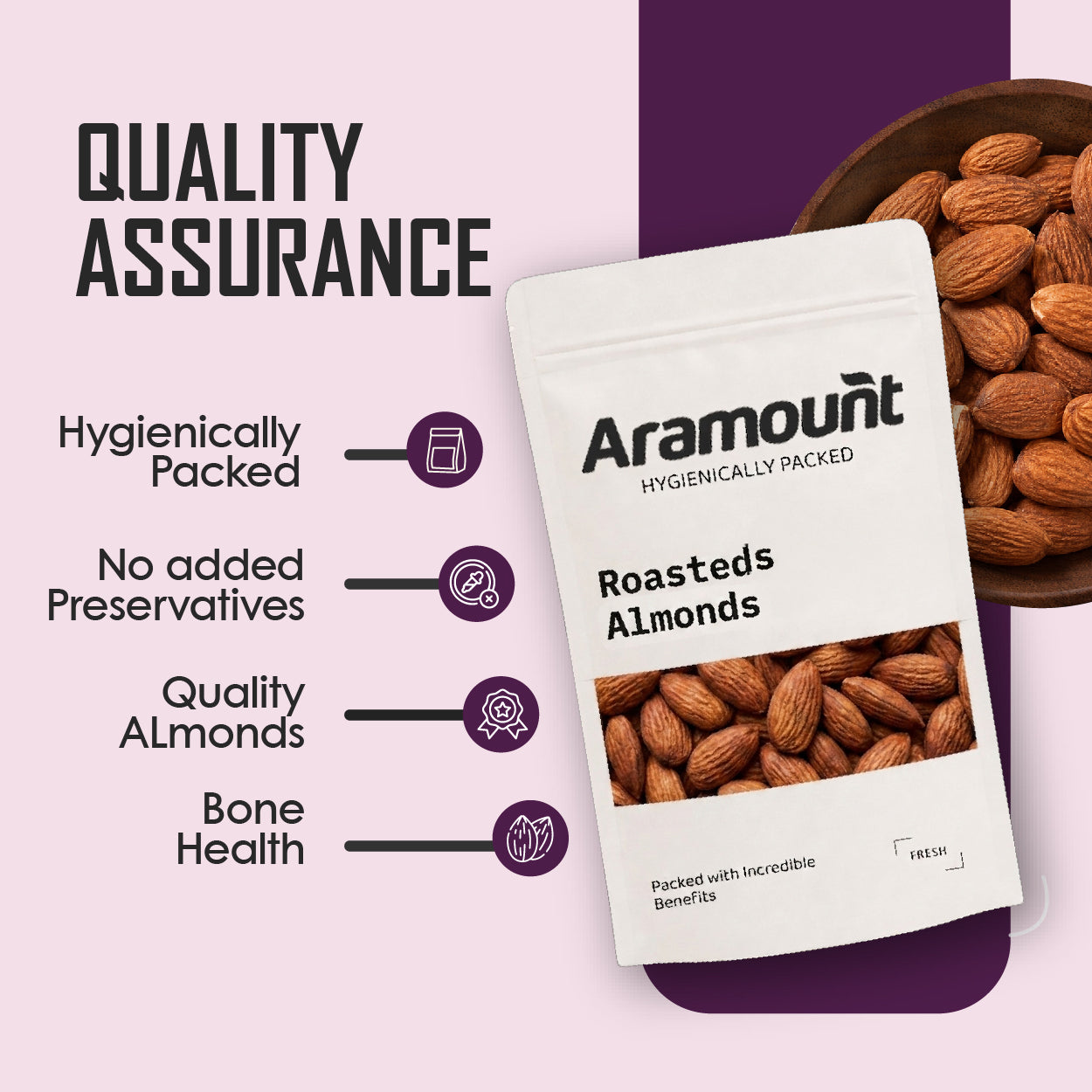 Roasted Almonds - Buy Premium Roasted Badam