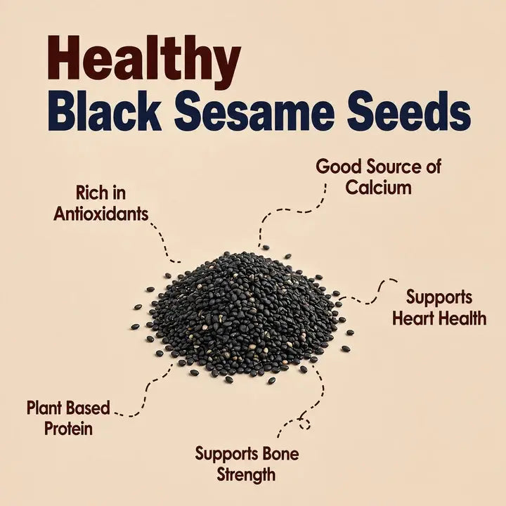 Black Sesame Seeds – Buy Premium Black Sesame Seeds (Kala Til) Online