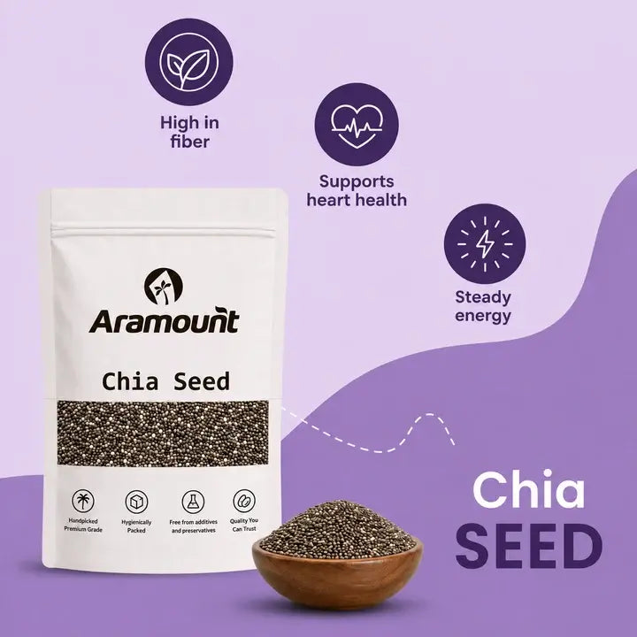 Seeds Combo - Premium Chia, Pumkin, Sunflower & Watermelon 250g each