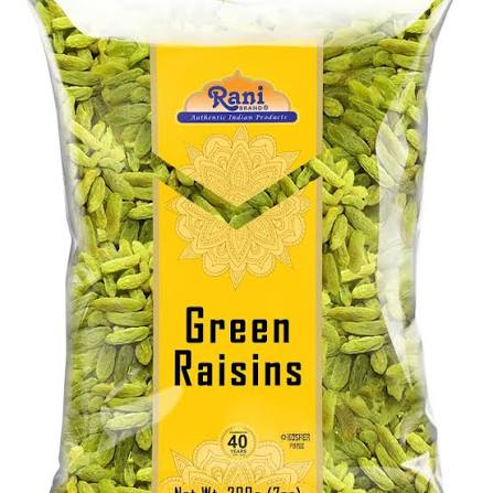 Green Raisins – Buy Premium Seedless Green Raisins Online