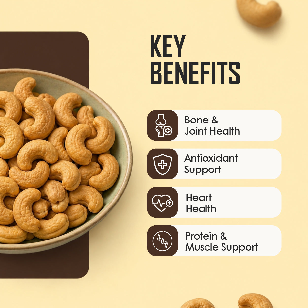 Roasted Cashews - Buy Premium Roasted Kaju
