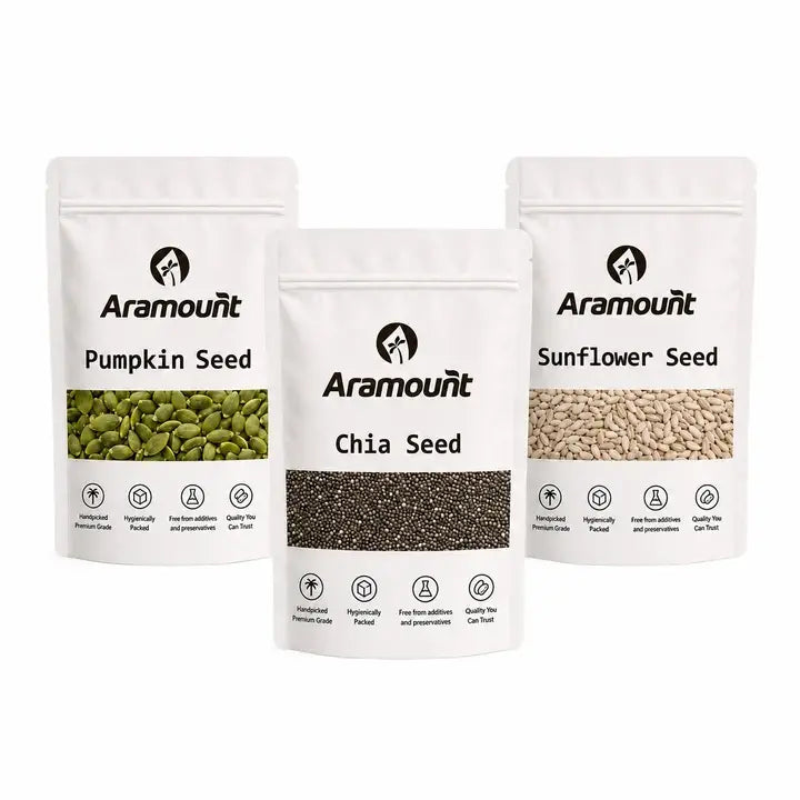 Seed Combo - Premium Pumkin, Chia & Sunflower seeds 250g each