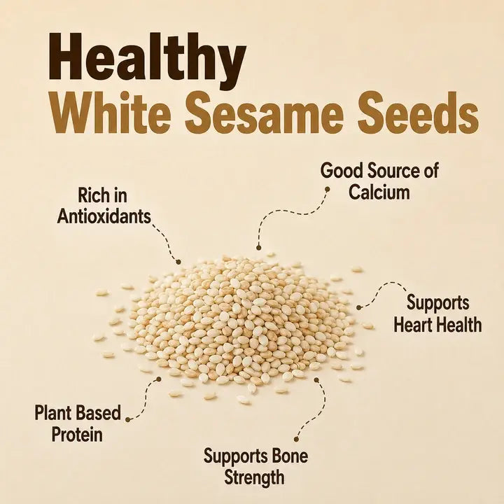 White Sesame Seeds – Buy Premium White Sesame Seeds (Til) Online