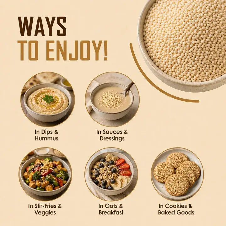 White Sesame Seeds – Buy Premium White Sesame Seeds (Til) Online